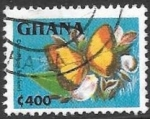Sellos del Mundo : Africa : Ghana : mariposas