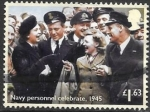 Stamps United Kingdom -  Fin IIGM