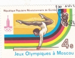 Stamps Guinea -  OLIMPIADA MOSCU'80