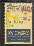 Stamps : Europe : Andorra :  XIV CONGRÉS INTERNACIONAL DE VIABILITAT HIVERNAL