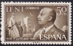 Stamps : Europe : Spain :  F.Franco IFNI