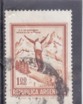 Stamps Argentina -  SALTO DE ESQUÍ