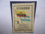 Stamps Ecuador -  Visita del Exc. Señor Pres. de la Nación Argentina, Teniente Gen. Alejandro Agustín Lanusse.
