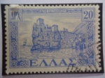 Stamps Greece -  Unión Dodecanese con Grecia- Fuerte de Fort, Isla de Kastelórizo - Serie: Regreso de las Islas Dodec