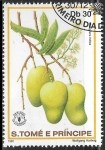 Stamps S�o Tom� and Pr�ncipe -  Frutas - Mangifera indica