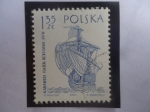 Sellos de Europa - Polonia -  Karawela Statek Kolumba . XV W-Carabela de Colón