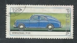 Stamps Poland -  coche