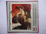 Stamps Germany -  Pintor:W.A.Serov- Werke Russischer und Sowietischer Malerrei- Pinturas Rusas y Soviéticas