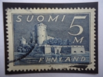 Sellos del Mundo : Europa : Finlandia : Suomi-Finland - Fortaleza Olavinlinna