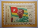 Stamps Togo -  Independence  du Togo,Avril 27 1960 - Primer Ministre Silvanus - Olimpiadas.