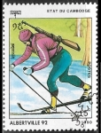 Sellos de Asia - Camboya -  Juegos Olímpicos de Invierno - Biathlon 