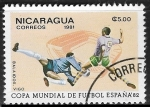 Stamps Nicaragua -  Copa Mundial de Futbol de España - Balaídos, Vigo