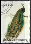 Stamps S�o Tom� and Pr�ncipe -  Aves -Pavo cristatus)