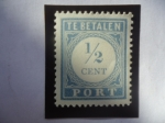 Stamps Netherlands -  Países Bajos - Numeros - Serie: Figuras