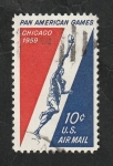 Sellos de America - Estados Unidos -  54 - Juegos panamericanos en Chicago
