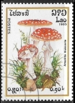 Stamps Laos -  Setas - Amanita Muscaria