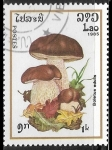 Stamps Laos -  Setas - Boletus edulis