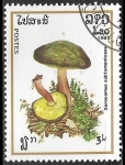 Stamps Laos -  Setas - Xerocomus Subtomentosus