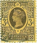 Stamps Europe - United Kingdom -  Efigie de la reina Victoria