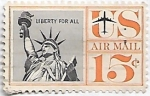 Stamps : America : United_States :  Estatua de la Libertad 