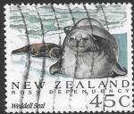 Stamps New Zealand -  fauna