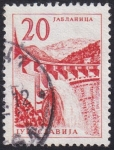 Stamps Yugoslavia -  planta hidroeléctrica Jablanica