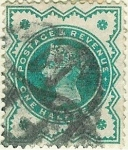 Stamps Europe - United Kingdom -  Efigie de la reina Victoria