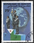 Sellos del Mundo : Africa : Djibouti : Primera copa mundial de marathon 1985