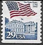 Stamps United States -  Bicentenario de la Casa Blanca