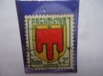 Stamps France -  Auvergne - Escudo de Armas.