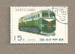 Stamps North Korea -  Locomotora