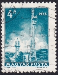 Stamps Hungary -  torre televisión Pécs