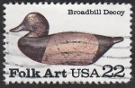 Sellos de America - Estados Unidos -  1567 - Pato, tallado en madera