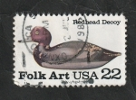 Stamps United States -  1568 - Pato tallado en madera
