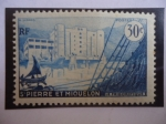 Stamps San Pierre & Miquelon -  Archipiélago, Francés: San Pedro y Miquelón - Le Frigorifique - Almacenamiento en Frío.
