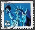 Sellos de America - Estados Unidos -  Estatua de la Libertad 