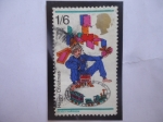Stamps United Kingdom -  Happy Christmas - Navidad 1968 - Juguetes de Navidad