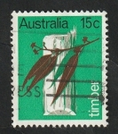 Stamps Australia -  389 - Industria australiana, La madera