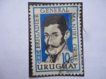 Stamps Uruguay -  Brigadier General Manuel Oribe (1796-1857) - Presidente entre 1835-1838.