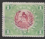 Stamps Guatemala -  Escudo De Armas 