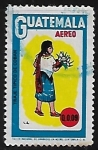 Stamps Guatemala -  Traje típico de Cobán