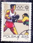 Sellos de Europa - Polonia -  OLIMPIADA MUNICH'72 boxeo