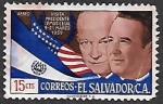 Stamps : America : El_Salvador :  Visita del presidente Lemus a los Estados Unidos