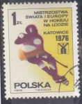 Stamps Poland -  CAMPEONATO HOCKEY SOBRE HIELO
