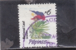 Stamps Philippines -  Hoja nacional (Anahaw)