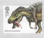 Stamps United Kingdom -  serie- Dinosaurios