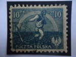 Stamps Poland -  Sembrador - Firma de la Paz con Rusia.