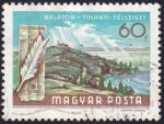 Stamps Hungary -  Balaton - península Tihanyii