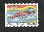 Stamps Finland -  1128 - Juegos Olímpicos 1992 en Barcelona, Natación