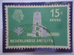 Sellos de Europa - Holanda -  Antillas Holandesas-Aruba- Fuerte Willen III
